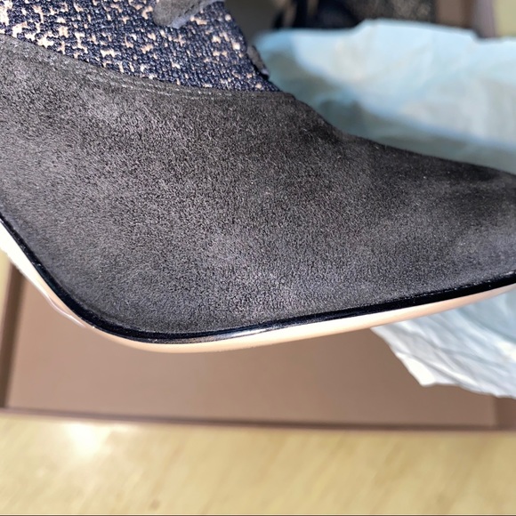 Gianvito Rossi Black Knit Lace Up Booties Size 6 - Picture 12 of 12